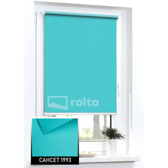 Тканинні ролети Сансет 1993 аквамарин