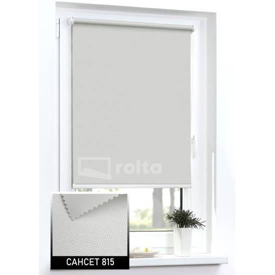 Тканинні ролети Сансет 815 світло сірий