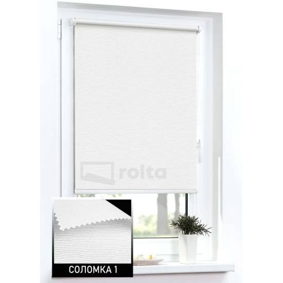Тканинні ролети Соломка 1 білий