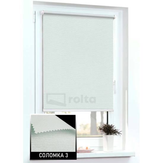Тканинні ролети Соломка 3 сірий Тканинні ролети Соломка 3 сірий