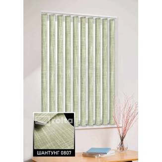 Вертикальні жалюзі Шантунг 0807 слонова кисть