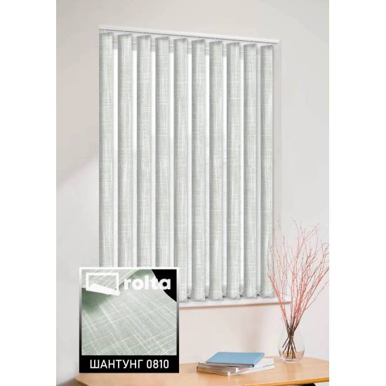 Вертикальні жалюзі Шантунг 0810 ментол