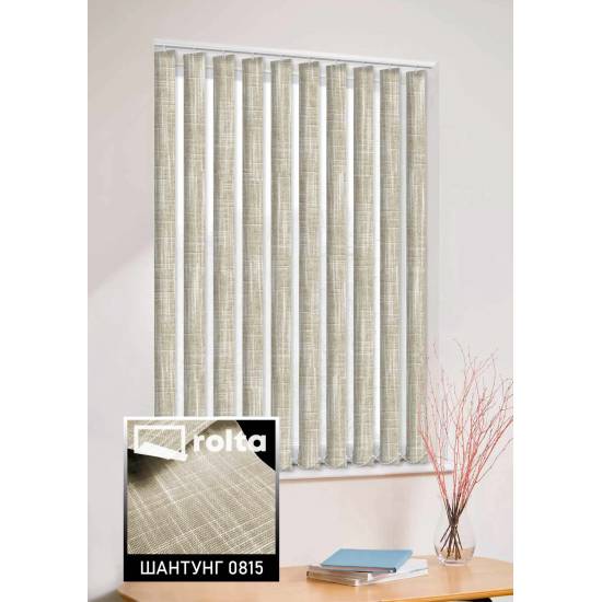 Вертикальні жалюзі Шантунг 0815 бежевий Вертикальні жалюзі Шантунг 0815 бежевий