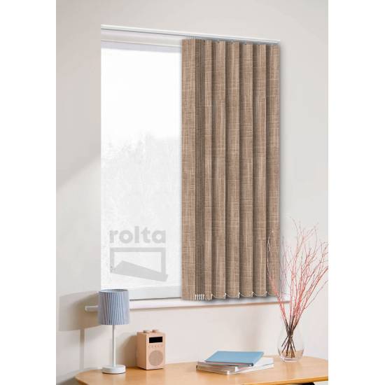 Вертикальні жалюзі Шантунг 0816 коричневий Вертикальні жалюзі Шантунг 0816 коричневий