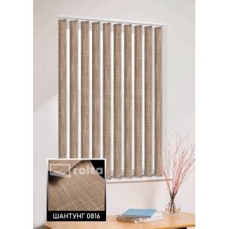 Вертикальні жалюзі Шантунг 0816 коричневий