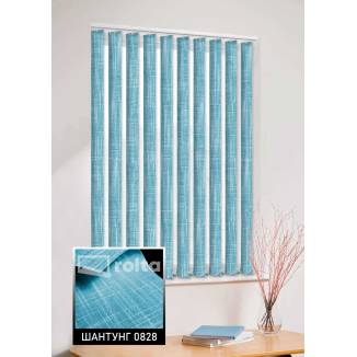 Вертикальні жалюзі Шантунг 0828 блакитний