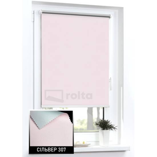 Тканинні ролети блекаут Сільвер 307 рожевий Тканинні ролети блекаут Сільвер 307 рожевий