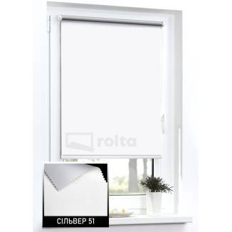 Тканинні ролети блекаут Сільвер 54 сірий