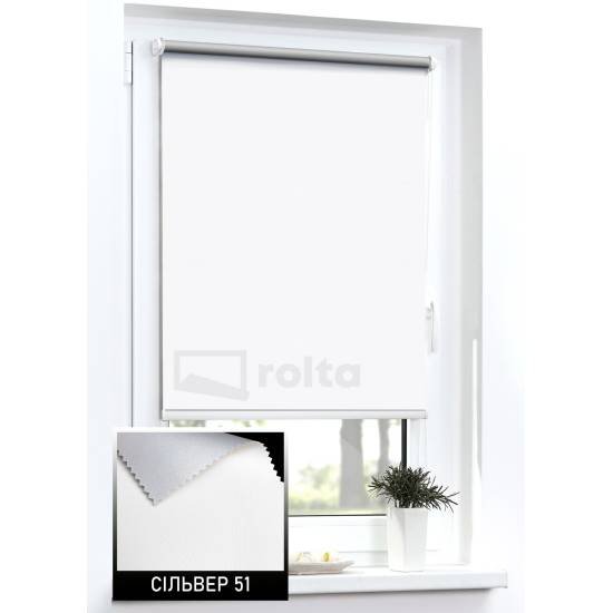 Тканинні ролети блекаут Сільвер 54 сірий Тканинні ролети блекаут Сільвер 54 сірий