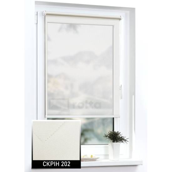 Тканинні ролети Скрін 202 крем Тканинні ролети Скрін 202 крем