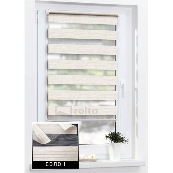 Ролети день-ніч СОЛО 1 беж