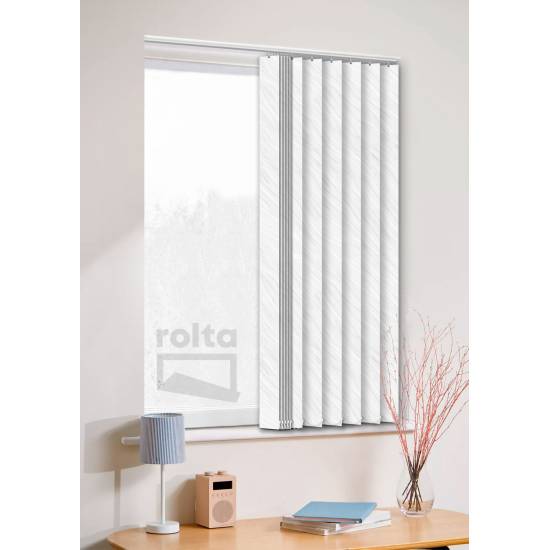 Вертикальні жалюзі Тіфані 701 білий