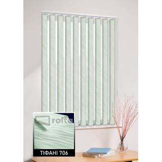 Вертикальні жалюзі Тіфані 706 салатовий