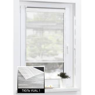 Тканинні ролети Тюль Vual 1 білий