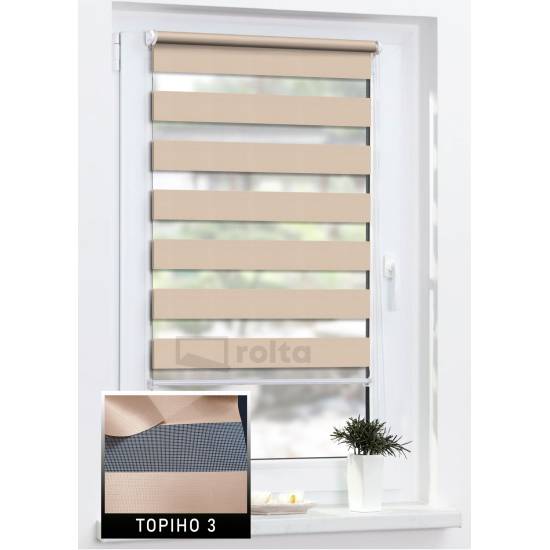 Ролети день-ніч ТОРІНО 3 капучино