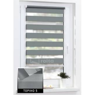 Ролети день-ніч ТОРІНО 5  темно сірий