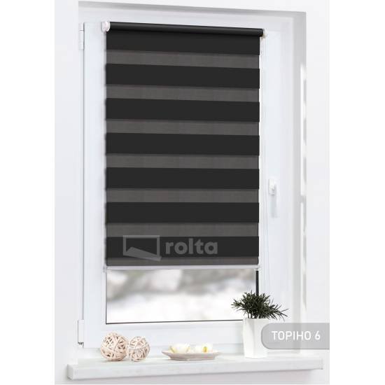 Ролети день-ніч ТОРІНО 6 чорний