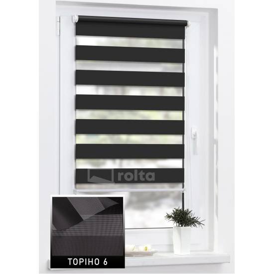 Ролети день-ніч ТОРІНО 6 чорний