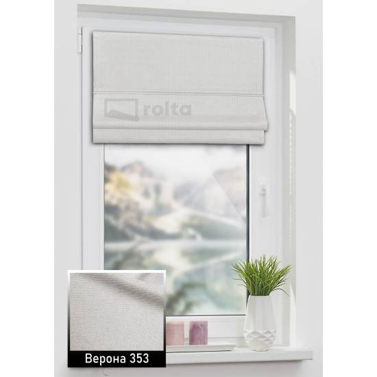 Римські штори Верона 353 платиново сірий Римські штори Верона 353 платиново сірий