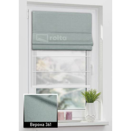 Римські штори Верона 361 титаново сірий