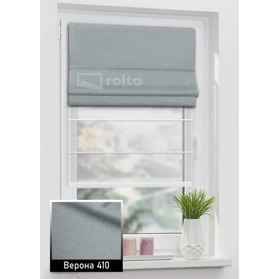Римські штори Верона 410 темно сірий