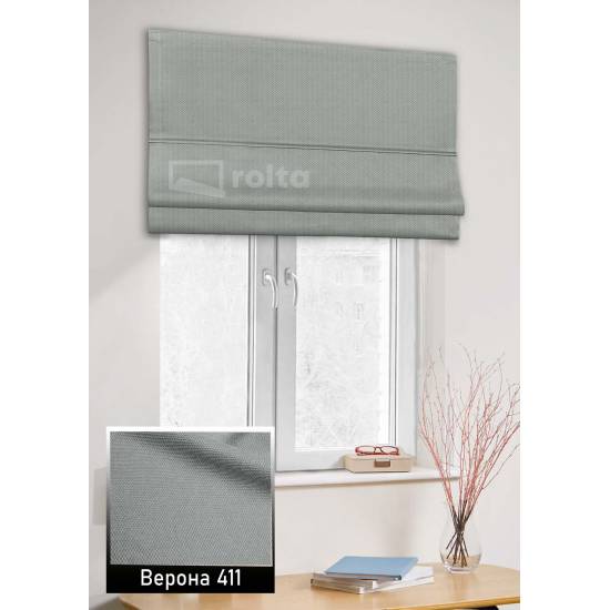 Римські штори Верона 411 асфальт Римські штори Верона 411 асфальт