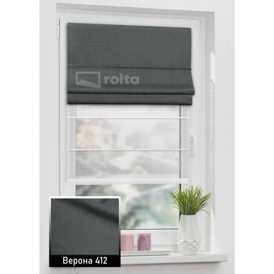 Римські штори Верона 412 графіт Римські штори Верона 412 графіт