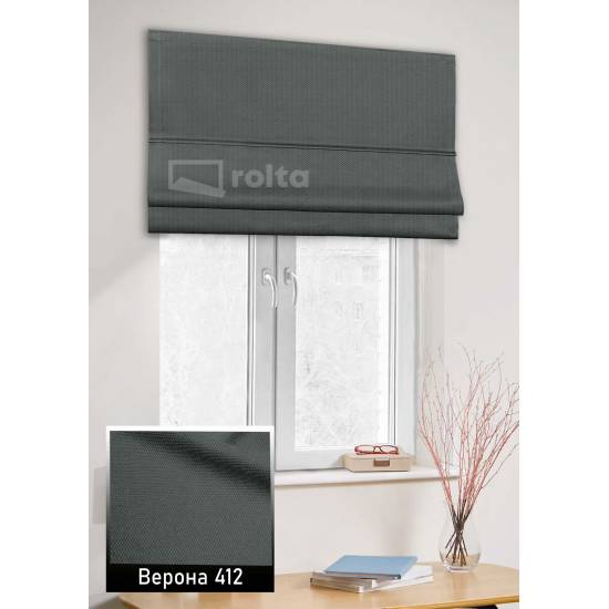 Римські штори Верона 412 графіт Римські штори Верона 412 графіт