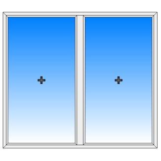 Вікна металопластикові рехау глухе в кімнату