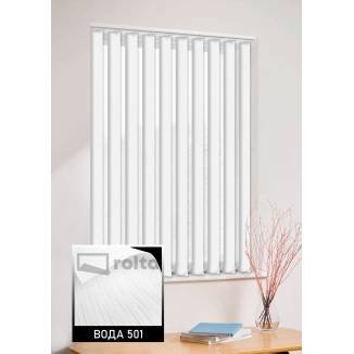 Вертикальні жалюзі Вода 501 білий