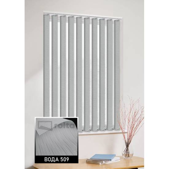 Вертикальні жалюзі Вода 509 сірий