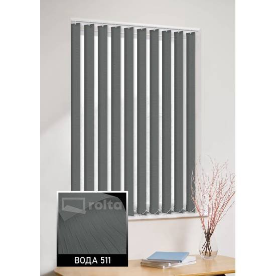 Вертикальні жалюзі Вода 511 антрацит Вертикальні жалюзі Вода 511 антрацит