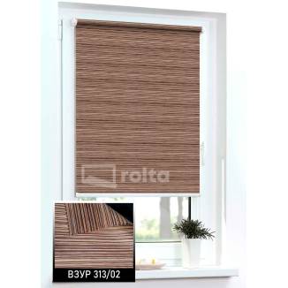 Тканинні ролети ВЗУР WZ 313/02 чорний беж